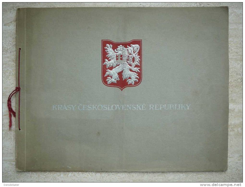 Krasy Ceskoslovenské Republiky. Ceskoslovenské Statni Drahy. Chemins De Fer De L'État Tchécoslovaque. Vue Prises. Bon! - Libri & Cataloghi