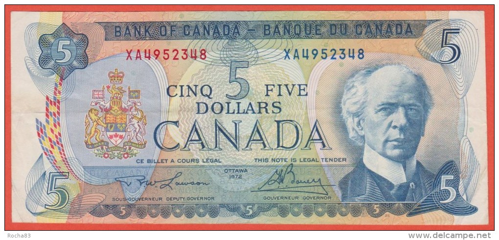 CANADA - 5 Dollars  De 1972  - Pick 87b - Kanada