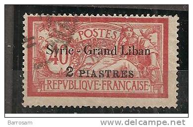 Lebanon1924:Yvert 10used - Other & Unclassified