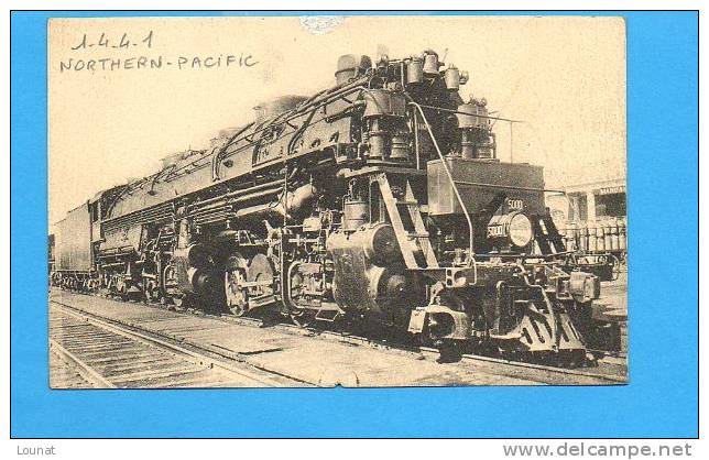 Locomotives Des Etas-Unis (NORTHERN Pacific) Type 2-8-8-4 - Trains