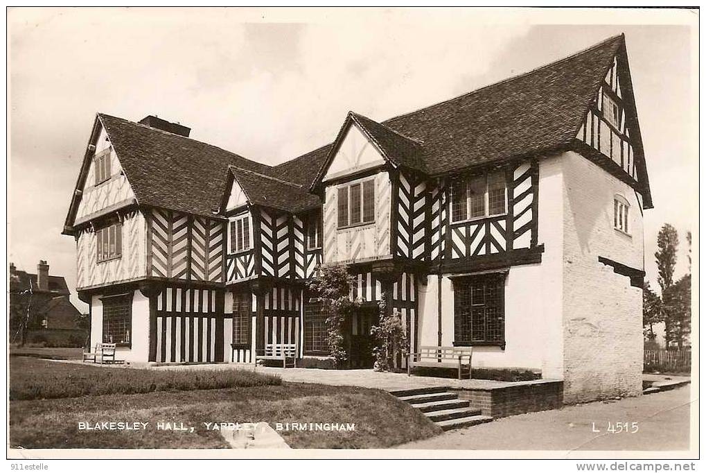 BLAKESLEY HALL , YARDLEY  , BIRMINGHAM ( 1 Coupure ) - Birmingham