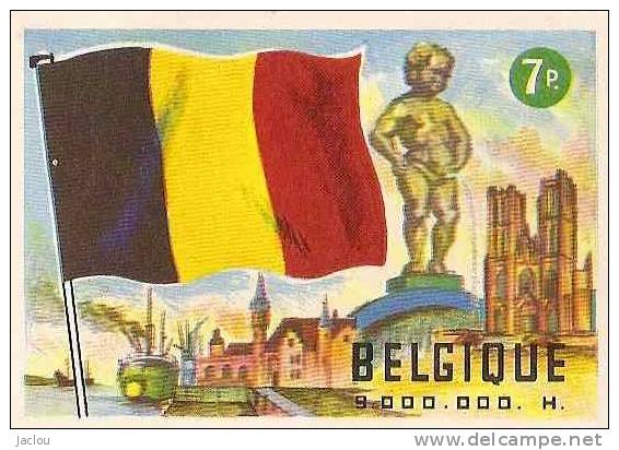 JEU DES DRAPEAUX LA BELGIQUE   REF 20890 - Other & Unclassified