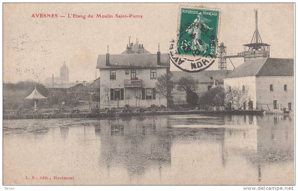 AVESNES SUR HELPE - L´ ETANG DU MOULIN SAINT PIERRE - Avesnes Sur Helpe