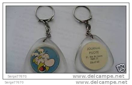 ASTERIX Uderzo Goscinny Pilote Porte-clé Jeu Patience Clés Casse Tête Adresse Clefs Sleutelhanger Pc  Anhänger Keyring - Pilote