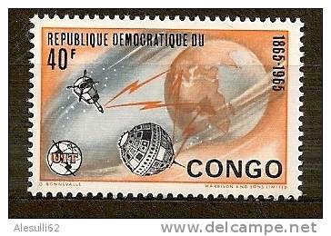 CONGO Kinshasa SPAZIO ESPACE SPACE  -   1965 -   N. 593/** - Nuevas/fijasellos