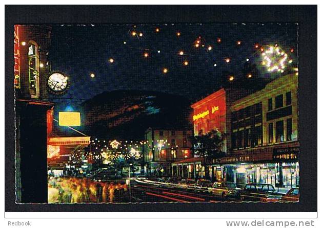 RB 705 -  Postcard - Night View F.W. Woolworth Of Mostyn Street Llandudno Caernarvonshire Wales - Caernarvonshire