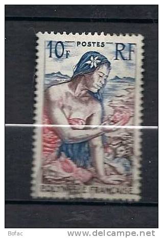 9  (OBL)  Y  &  T  (jeune Fille )       POLYNESIE  37/11 - Used Stamps
