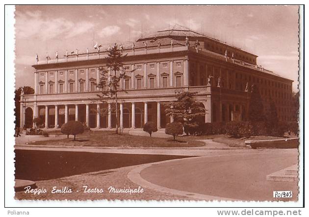 PO905# REGGIO EMILIA - TEATRO MUNICIPALE  VG 1949 - Reggio Emilia