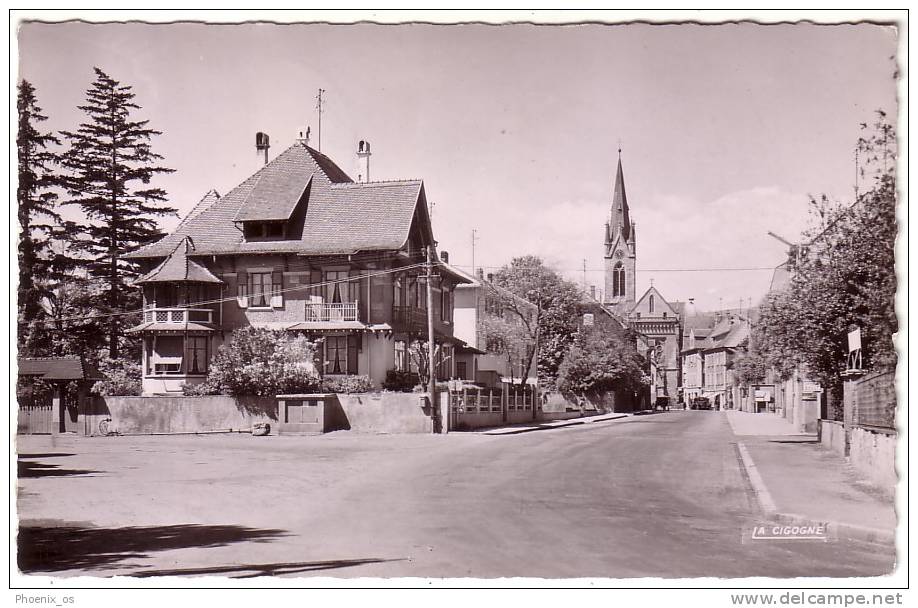 FRANCE - Cernay, Rue Clemenceau, Year 1955 - Cernay