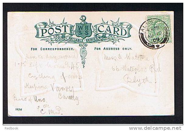 RB 706 -  1909 Double Postcard Alnwick Northumberland - Castle & Clayport - Autres & Non Classés