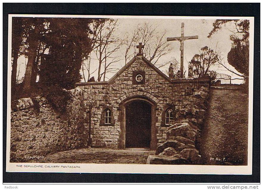 RB 706 - Real Photo Postcard The Sepulchre Calvary Pantasaph Flintshire Wales - Flintshire