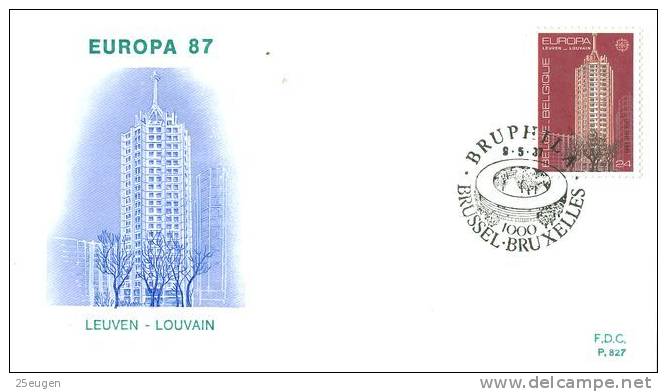 BELGIUM 1987 EUROPA CEPT FDC - 1987