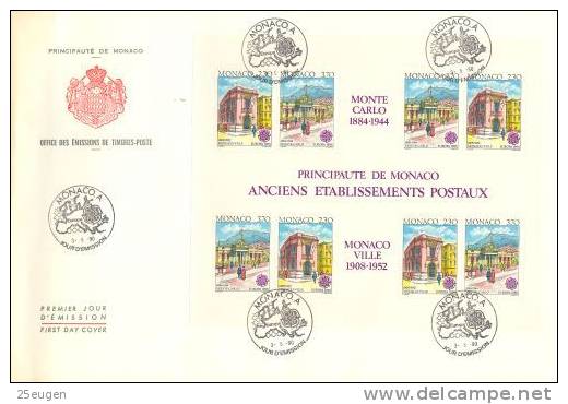 MONACO 1990 EUROPA CEPT FDC - 1990