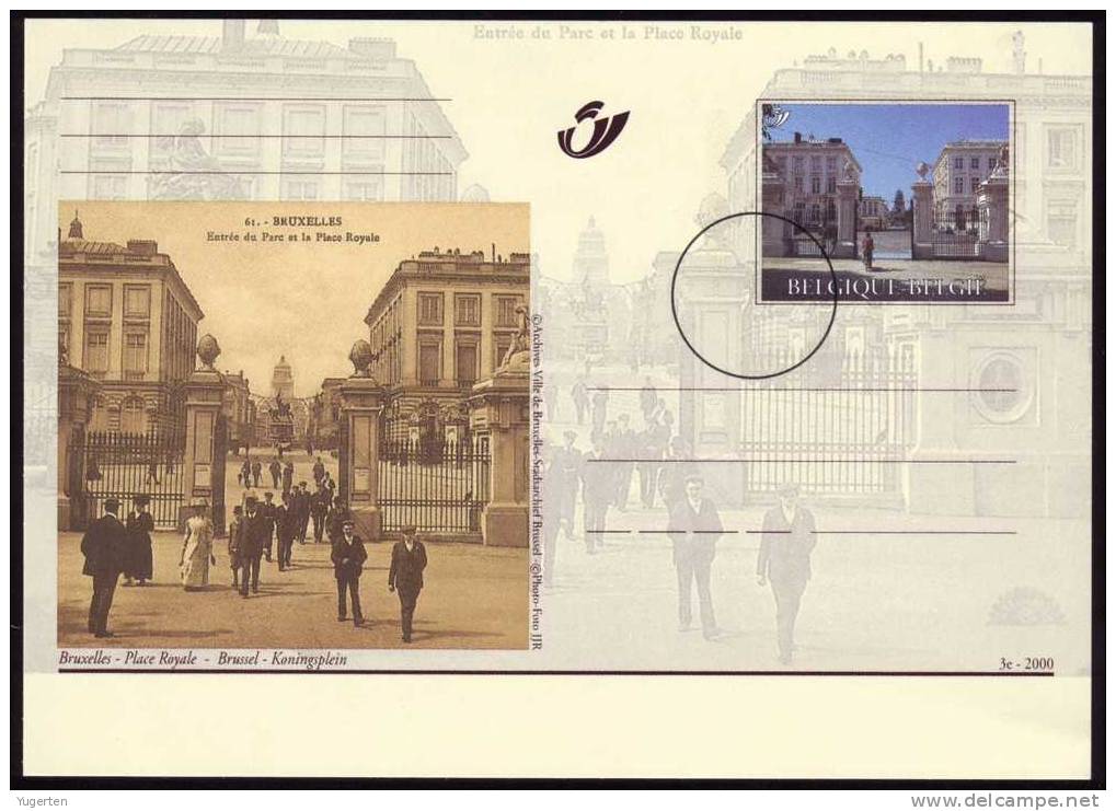 BELGIQUE BELGIUM - 2000 - Série De 6 Entiers Postaux - SPECIMEN - Muster -Bruxelles Autrefois...et Aujourd'hui - Tarjetas Ilustradas (1971-2014) [BK]