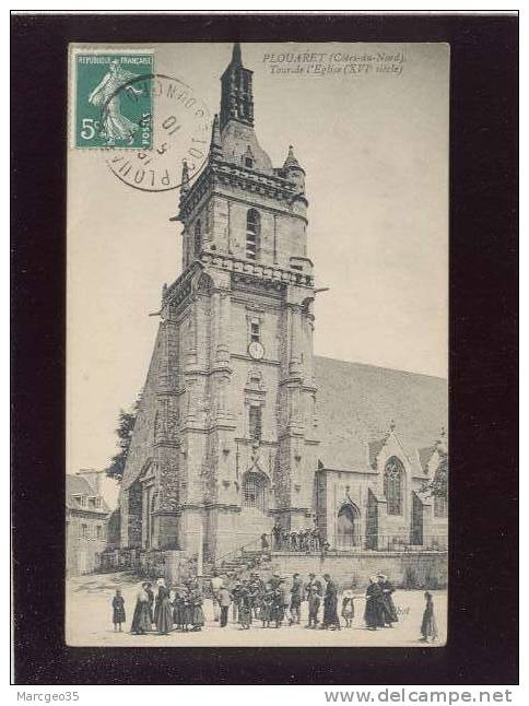 Plouaret Tour De L'église édit.ND N° ? Animée - Plouaret