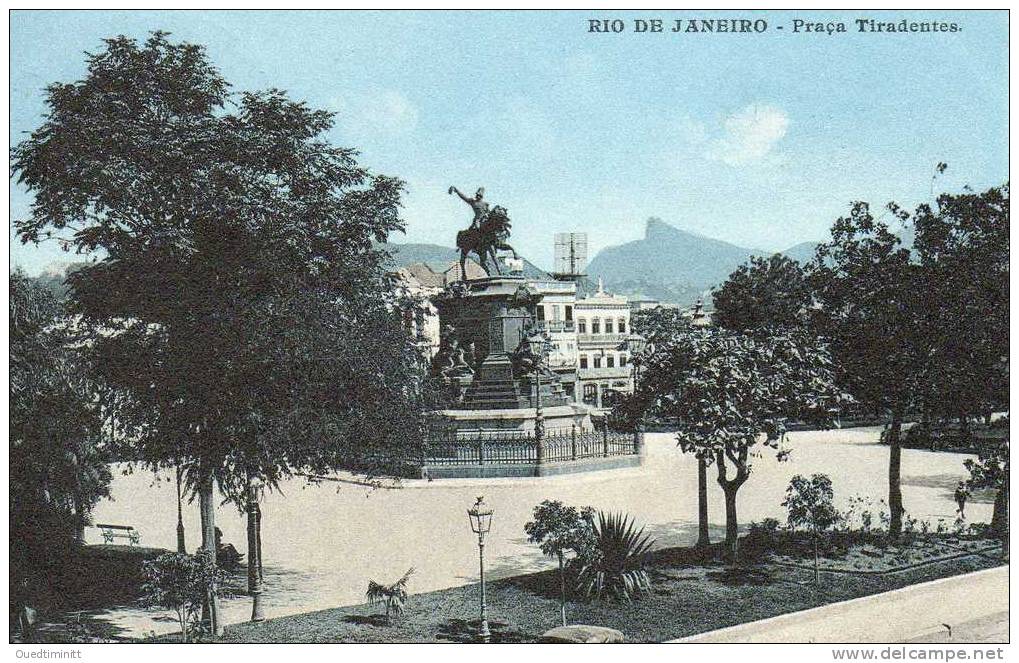 Brésil.Rio De Janeiro.Praça Tiradentes.Photogaphie Marc Ferrez. - Rio De Janeiro