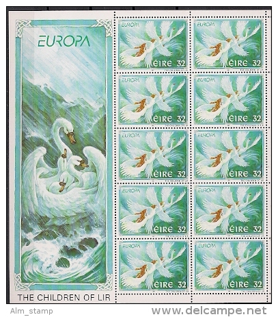 1997 Irland Eire  Sheet  Yv. 1003-4  Mi. 1001-2 **MNH Europa  Sagen Und Legenden. - 1997