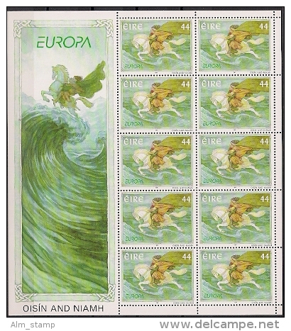 1997 Irland Eire  Sheet  Yv. 1003-4  Mi. 1001-2 **MNH Europa  Sagen Und Legenden. - 1997