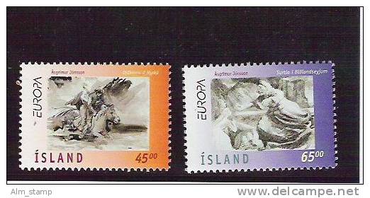 1997 Island     Mi. 872-3** MNH Europa: Sagen Und Legenden - 1997