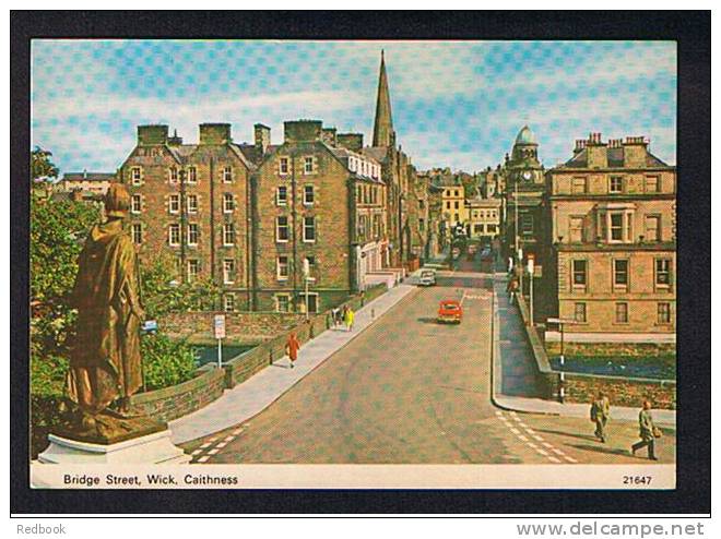 RB 707 - Postcard - Bridge Street Wick Caithness Scotland - Caithness