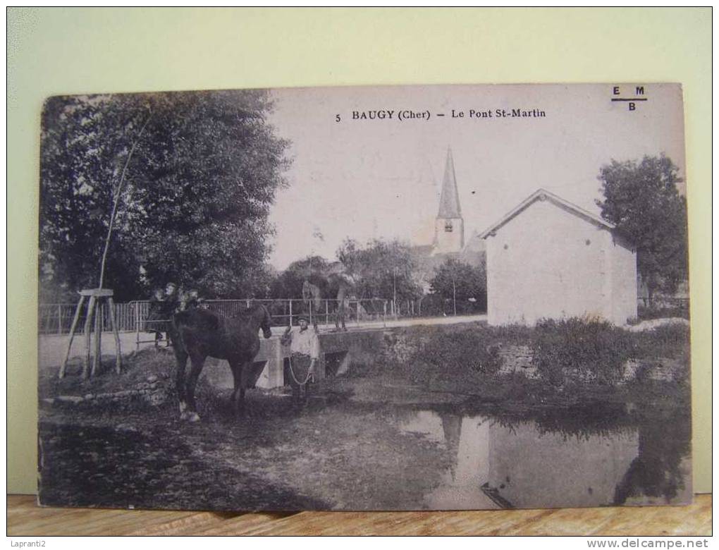 BAUGY (CHER) LES PONTS. LE PONT SAINT-MARTIN - Baugy