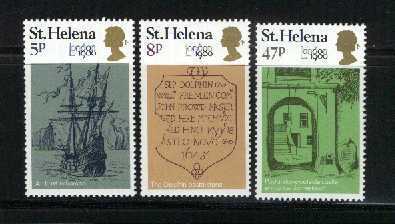 ST. HELENA 1980 Stamps London Exp MNH 327-329 # 2029 - Sainte-Hélène