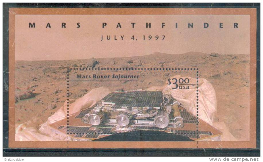 USA 1997 - March Pathfinder, Exploration De Mars / Landing On The March Planet - MNH - USA