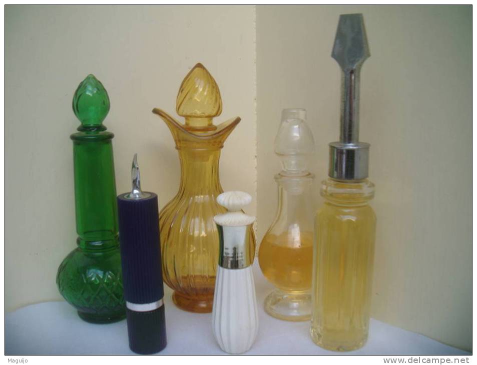 AVON :LOT 6 FLACONS " OBJETS" LIRE & VOIR PHOTO!!! - Miniatures Womens' Fragrances (without Box)