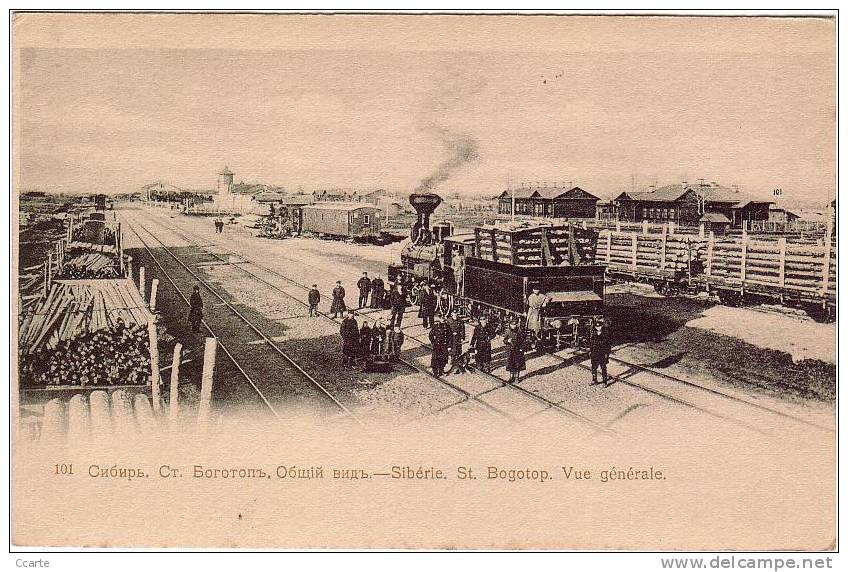 RUSSIE / SIBERIE / St.Bogotop / Vue Générale / Train Avec Animation - Rusland