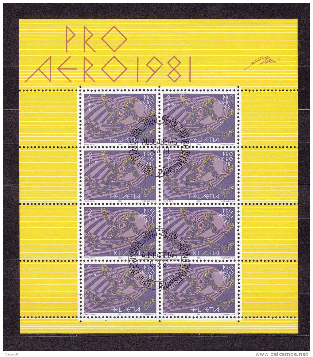 1981    PA   N° F048   FEUILLET       OBLITERE    CATALOGUE SBK - Oblitérés