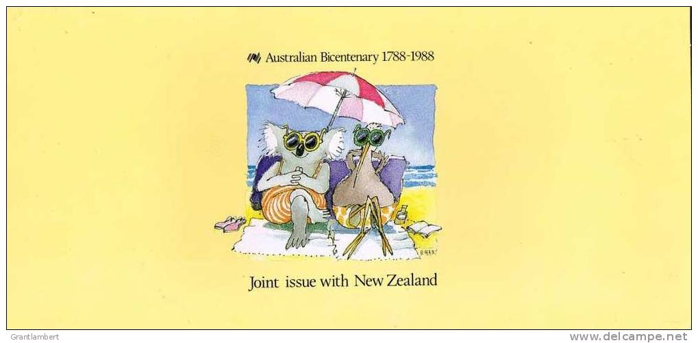 Australia 1988 Bicentenary - Joint Issue With New Zealand Presentation Pack - See 2nd Scan - Presentation Packs