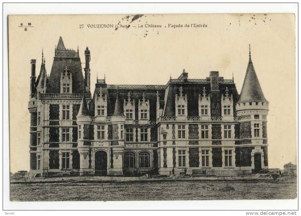 VOUZERON. Très Beau Plan. - Le Château - Vouzeron