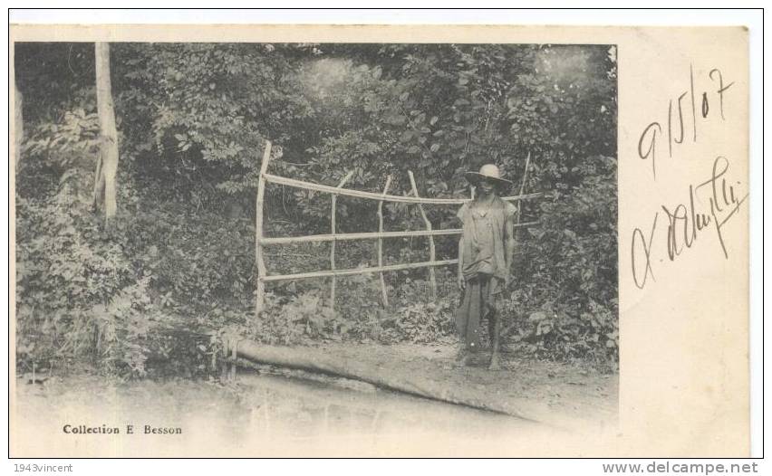 C 5446 - DAHOMEY - Une Source à Dan  -   Belle Cpa - 1907 - - Dahomey