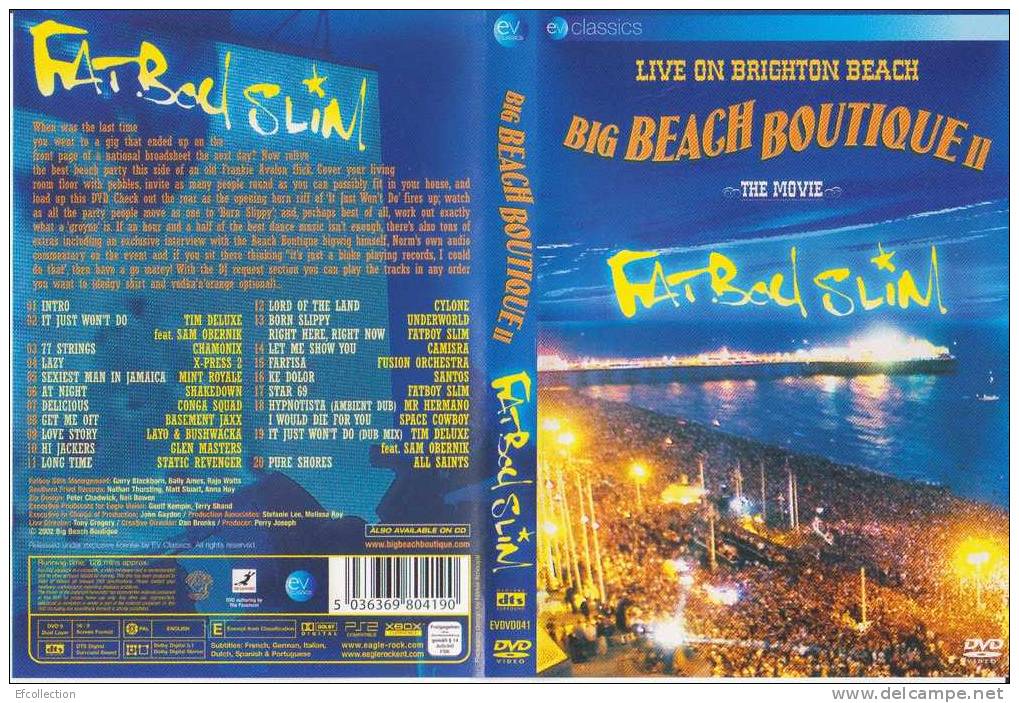 THE BEACH BOUTIQUE - LIVE ON BRIGHTON BEACH - MUSIQUE TECHNO - DVD - CONCERT LIVE - Conciertos Y Música