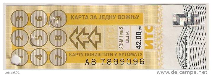 Bus Ticket Serbia,Belgrade - Europe