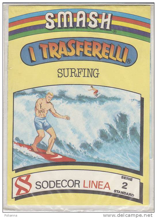 C0383 - FIGURINE TRASFERIBILI - TRASFERELLI Sodecor Linea Anni ´70 - SURFING - Other & Unclassified
