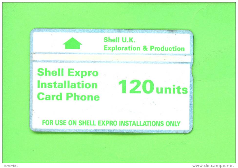 UK  -  Optical Phonecard For Use On Oil Or Gas Rigs Only - Boorplatformen