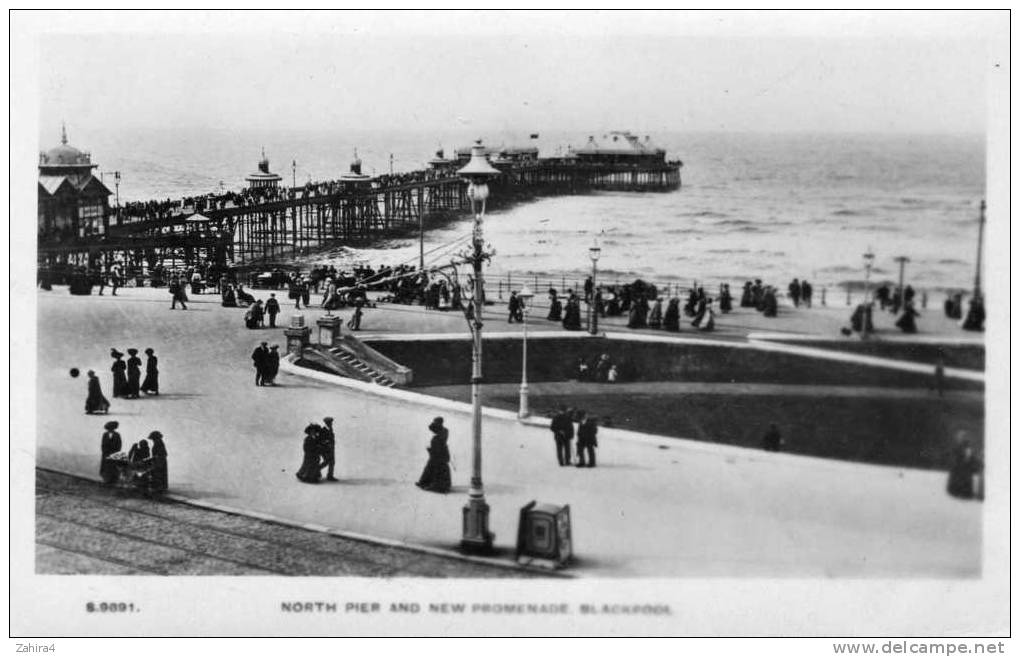 S9691 6 North Pier And New Promenade - Blackpool - Blackpool