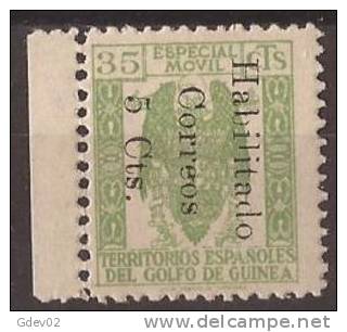 GUI259B-L32942.Guinee.GUI NEA  ESPAÑOLA.FISCALES .(Ed  259B).sin Goma.RARO.MAGNIFICO - Guinea Española