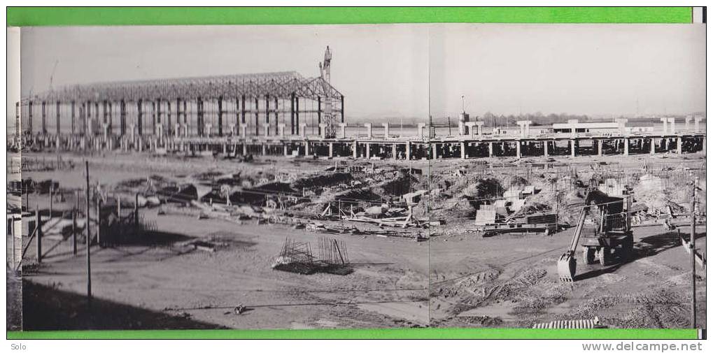 Site De LACQ En Construction (5 Photographies 18x13 Aboutées Par Des Adhesifs Pour Formé Panorama) - Lacq