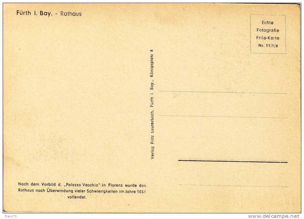 FURTH   I.BAY   / Rathaus - Furth
