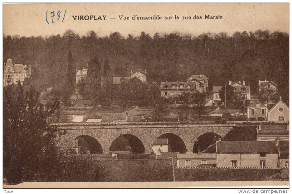 VIROFLAY VUE D ENSEMBLE SUR LA RUE DES MARAIS - Viroflay