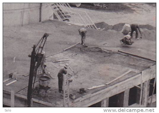 Site De LACQ En Construction (Photographie 18cm X13cm) - Lacq