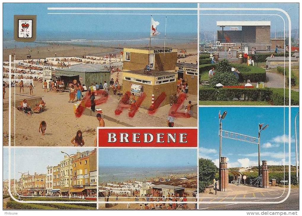 Un Bonjour De Bredene - Carte Multivues Ref 1104-311/12 - Bredene