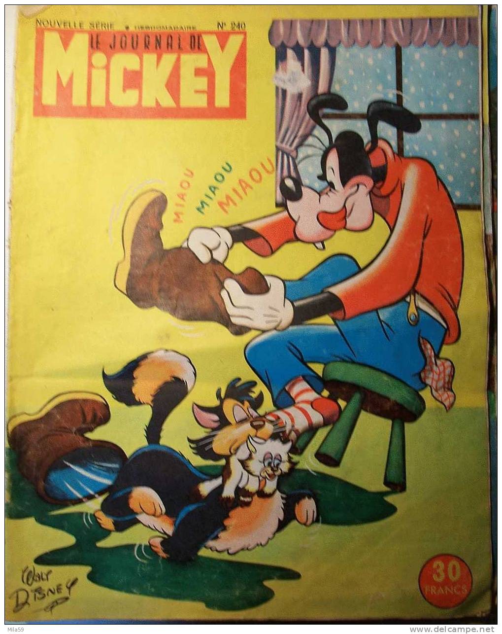 Le Journal De Mickey. N°240.1956. - Disney