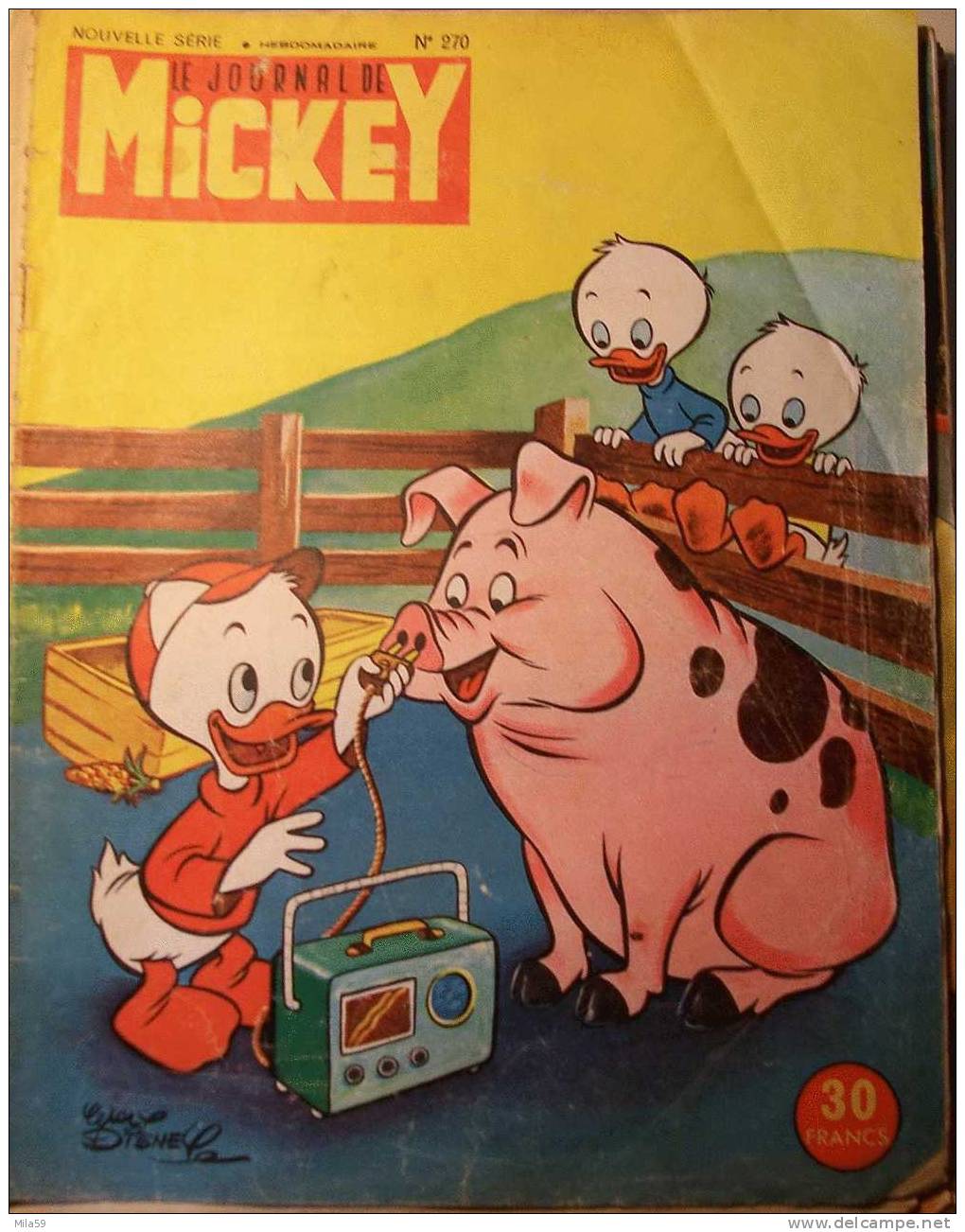 Le Journal De Mickey. N°270.1957. - Disney