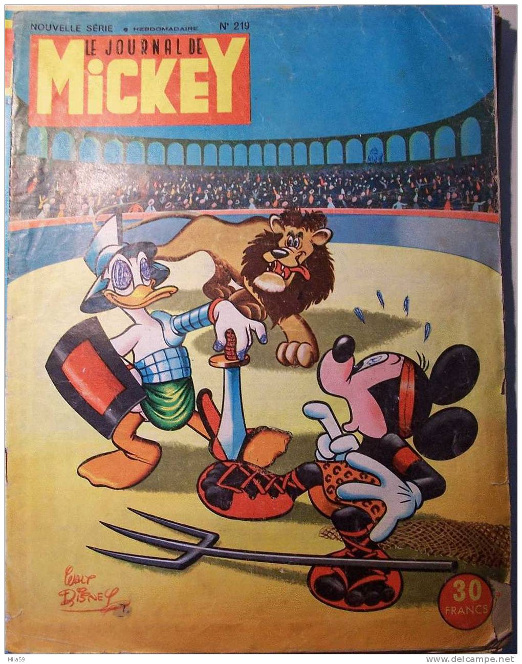 Le Journal De Mickey. N°219.1956 - Disney