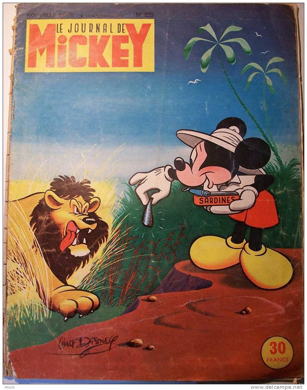 Le Journal De Mickey. N°229.1954 - Disney