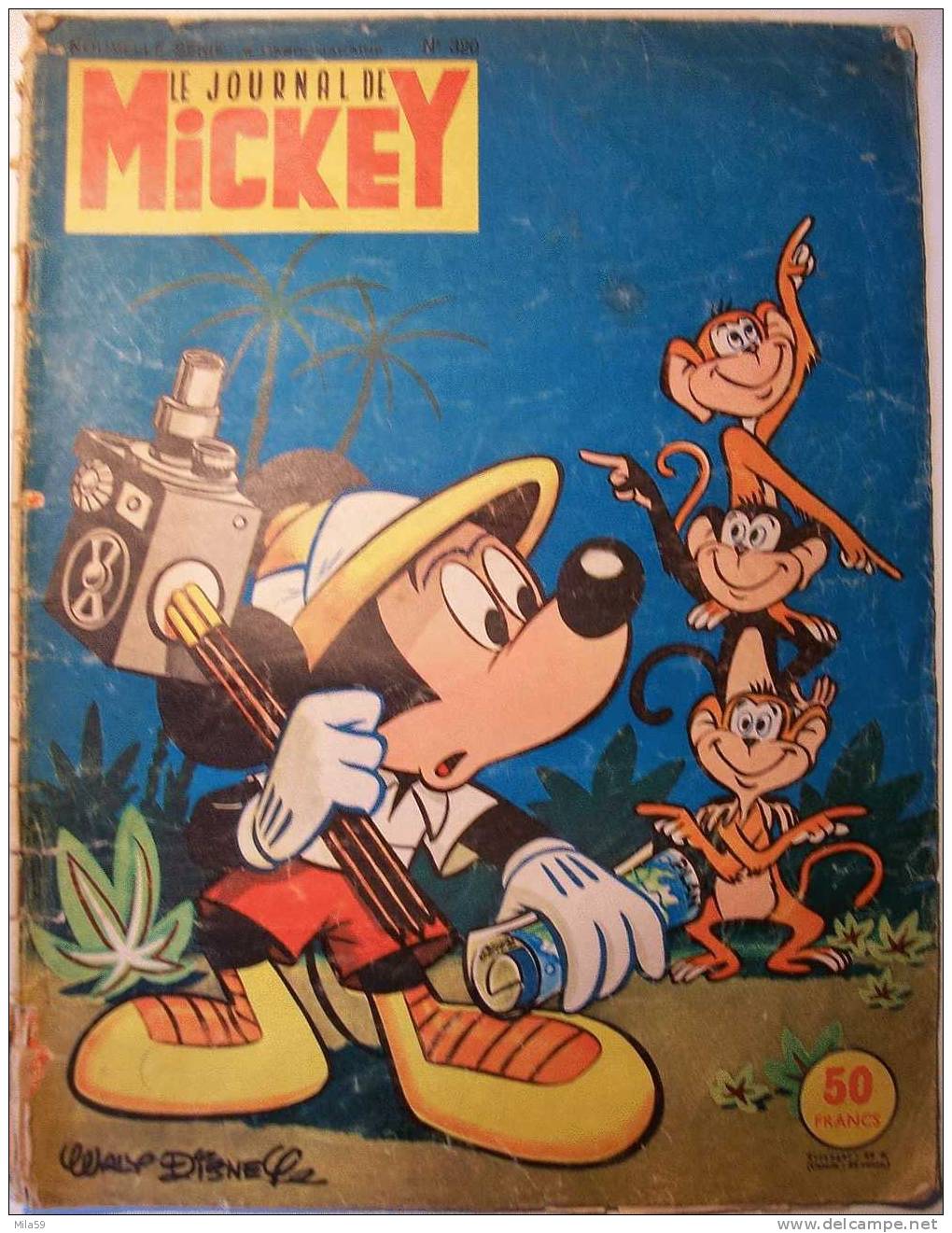 Le Journal De Mickey. N°320.1958 - Disney