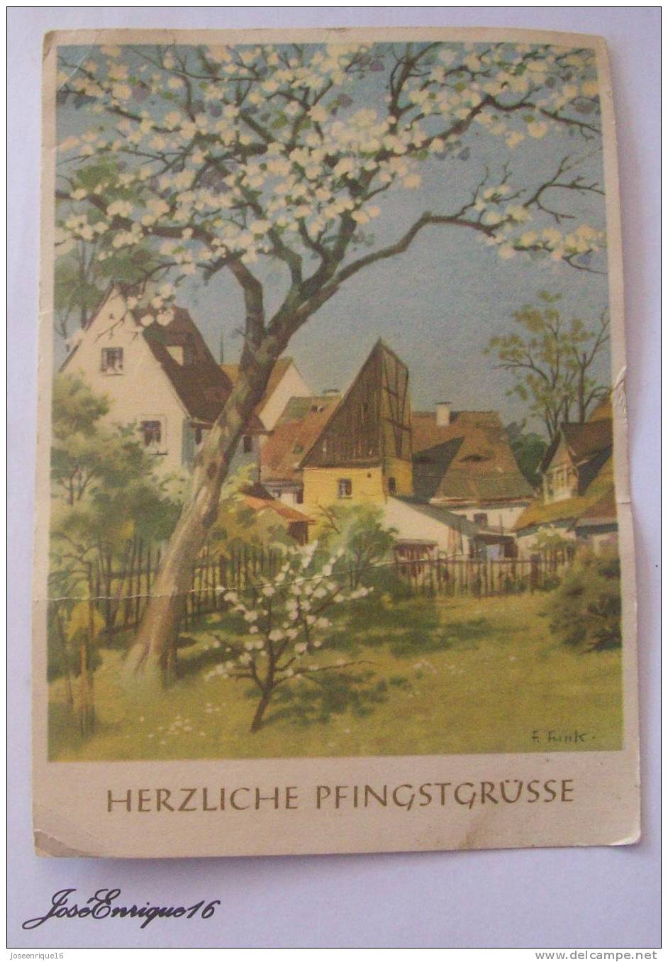 HERZLICHE PFINGSTGRÜSSE - REICHENBACH I.V.  III/29/3  A 1/285/64 - Pinksteren